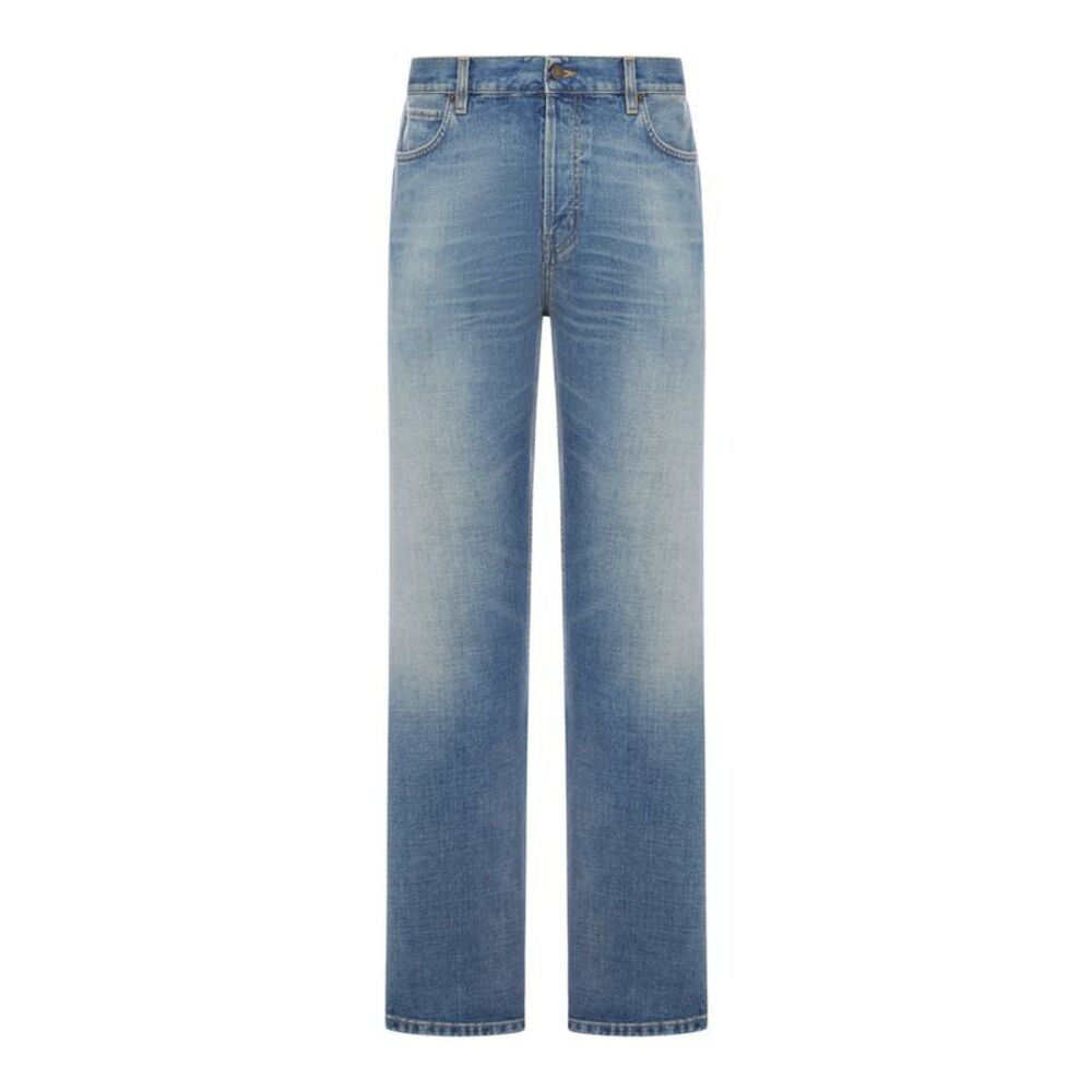 Haikure Men Straight Leg Jeans In Cotton Denim